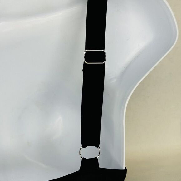 La Senza Swim Suit Bikini Top Push Up Black 34B Wide Adjustable Strap NEW w/Tags - Picture 6 of 15